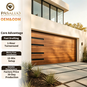 <span class=keywords><strong>Porte</strong></span> <span class=keywords><strong>de</strong></span> <span class=keywords><strong>garage</strong></span> segmentée électrique en aluminium <span class=keywords><strong>de</strong></span> luxe moderne avec récepteur à distance pour maisons et villas, modèle 2026 OEM PSL Factory - Product Image 1