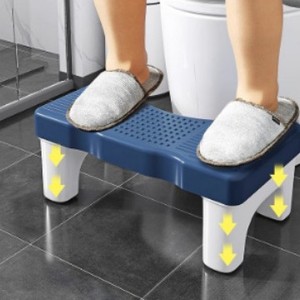 Repose-pieds pliable en plastique épais pour adultes et enfants, avec surface antidérapante, marchepied d'aide pour la salle de bain - Product Image 1