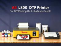 Imprimante DTF A4 A3 pour Epson L800 8,5/13 pouces, machine d'impression DTF avec four DTF, imprimante DTF directe sur film pour vêtements et t-shirts