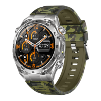 Reloj Inteligente AK105 con Pantalla Redonda de 1.63 Pulgadas, Llamadas por BT, Frecuencia Cardíaca, IP68, Fitcloudpro, Linterna, Deportes al Aire Libre, Batería de 1000 mAh