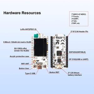 Carte de développement WiFi <span class=keywords><strong>LoRa</strong></span> 32(V3) avec puce SX1262 et <span class=keywords><strong>ESP32</strong></span>-S3FN8, écran OLED, prise en charge du réseau Mesh Meshtastic, Paxcounter, <span class=keywords><strong>Heltec</strong></span> V3 - Product Image 4