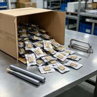 Étui de Luxe en Métal pour Miswak, Support en Aluminium pour Miswak, Étui de Voyage Étanche et Hygiénique, Boîte à Sewak, Vente en Gros