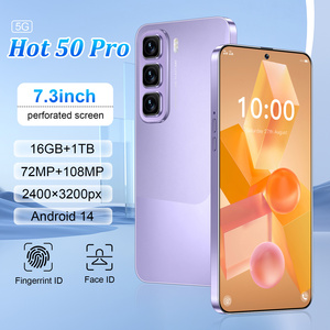 สินค้าใหม่ Hot50 <span class=keywords><strong>Pro</strong></span> โทรศัพ<span class=keywords><strong>ท</strong></span>์มือถือหน้าจอ Incell ระบบ Android ขนาด 7.3 นิ้ว ความจุ 16G 1TB กล้อง 108MP หน้าจอ 144Hz รองรับ 4G LTE CDMA แท้ สำหรับเล่นเกม ใช้งาน<span class=keywords><strong>ท</strong></span>ั่วโลก - Product Image 4