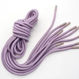 High Quality Hoodies String For Garment Factory Supply Purple Drawstring Cord Custom Hoodie Drawstring