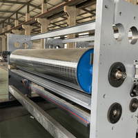 YSF-D Premium 4 couleurs carton boîte emballage carton ondulé rotatif matrice Machine Flexo impression Pizza boîte Machine
