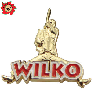 Metallo artigianale a forma <span class=keywords><strong>di</strong></span> mano distintivo con risvolto a dito medio spille in morbido smalto per abbigliamento - Product Image 4