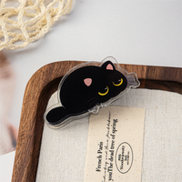 Mini pince en acrylique PP personnalisable, breloque en époxy acrylique PP mignonne sur mesure pour la décoration de la maison, du bureau ou de la boutique