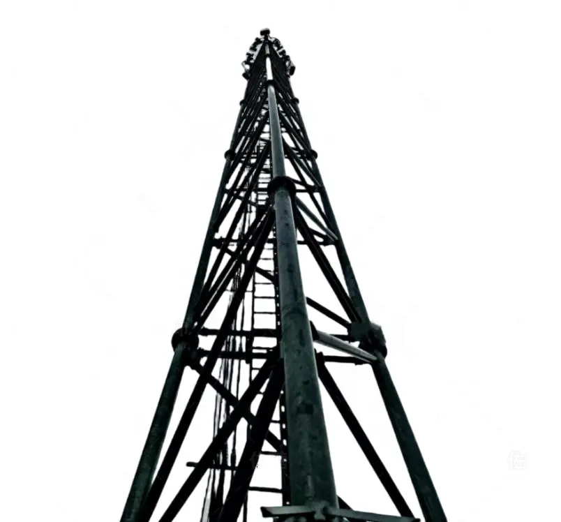 Torre de Telecomunicaciones autoportante, 40 metros, 4 Patas, Gsm, 4g, 5g, antena BTS