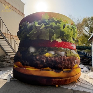 Modelo de Hamburguesa Gigante Inflable Simulada para Campañas Publicitarias de Restaurantes de Comida Rápida, Decoración para Festivales Gastronómicos - Product Image 5