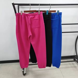 <span class=keywords><strong>Pantaloni</strong></span> da Uomo Hip Hop Personalizzati, Streetwear di Lusso, <span class=keywords><strong>Pantaloni</strong></span> Sportivi di Alta Qualità 100% Cotone Pesante con Stampa a Rilievo - Product Image 3