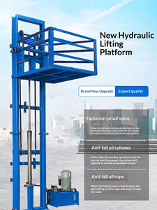 Elevador Eléctrico de Carga, Plataforma Elevadora de Mercancías para Almacenamiento y Uso Industrial, Plataforma Elevadora de Mercancías para Almacenes Pequeños - Product Image 5
