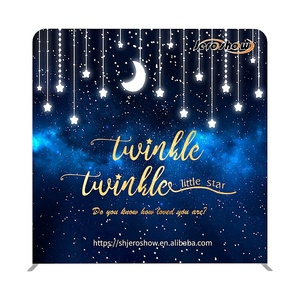 8X8 Căng Thẳng Vải Photo Booth Backdrop Wedding Pillow Case Nhôm Ống Hiển Thị Backdrop Đứng Căng Thẳng Vải Backdrop Hệ Thống - Product Image 2