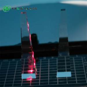 FELIX BK7/K9 Prisma de vidrio con parte superior de 2.4*2.4mm, base de 8*8mm y longitud de 35mm, guía cónica, tubo de luz solar, varilla homogeneizadora para fuentes LED - Product Image 5