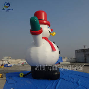 Производитель Китай 18 футов надувной Рождественский снеговик для рождественского наружного украшения - Product Image 5