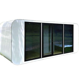 Apple Cabin คอนเทนเนอร์บ้านทรงสี่เหลี่ยมทันสมัยสำนักงานกลางแจ้งใช้มาตรฐานความหนา - Product Image 1
