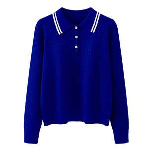 All'ingrosso <span class=keywords><strong>abbigliamento</strong></span> invernale autunnale da <span class=keywords><strong>donna</strong></span> a maniche lunghe maglione lavorato a maglia Polo Top da <span class=keywords><strong>donna</strong></span> maglione lavorato a maglia da <span class=keywords><strong>donna</strong></span> - Product Image 5