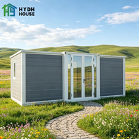 Maison préfabriquée personnalisée en conteneur extensible de 20 pieds ou 40 pieds avec cuisine, villa, logement préfabriqué, maisonnette portable, maison mobile