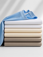 Kaos Pria 100% Katun Combed 290g Berat, Bernapas, Longgar, Warna Solid, Desain Polos Kasual