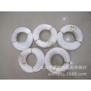สายเอ็นตกปลาใสแบบมีลูกปัด ขนาด 0.4-1.0 มม. สายคริสตัลไม่ยืดหยุ่น สำหรับทำเครื่องประดับ DIY ผลิตจากเมืองอี้หวู่ - Product Image 1