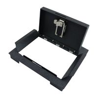 Tuojue Kit intérieur monté sur console de coffre-fort en métal robuste pour camion Ford F250