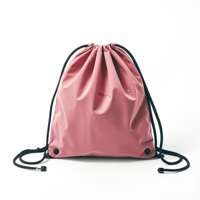 Sac à dos de sport de voyage léger et résistant personnalisé avec cordon de serrage, sac à dos à cordon de serrage imperméable