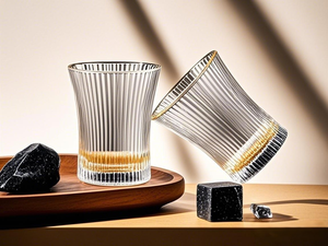 Verre à shot en verre transparent côtelé et évasé <span class=keywords><strong>de</strong></span> 60 ml, verre à shot cannelé pour service <span class=keywords><strong>de</strong></span> bar, dégustations, fêtes et événements traiteur - Product Image 3