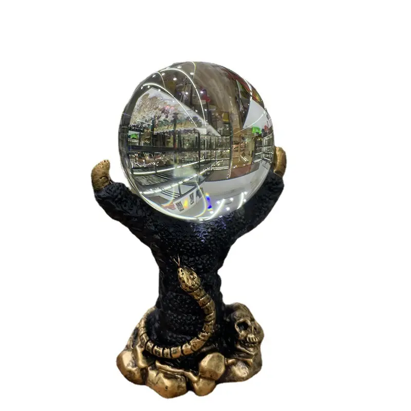 Wholesale Resin Dragon Claw Crystal Ball Base Resin Crafts Home Crafts Pendulum Raw Stone Jade Ball Pendulum