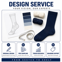 Chaussettes de compression sportives pour hommes, en coton élastique, à compression graduée, pour l'entraînement et la course, avec logo de marque personnalisé