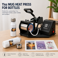 Presse à chaud manuelle pour tasses de sublimation 11 oz, machine d'impression pour tasses à café latte, machine de transfert à chaud