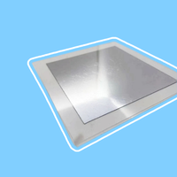 Feuille d'indium 100x100x0,1 mm, bande d'indium de haute pureté 99,995 % à faible point de fusion pour la recherche universitaire