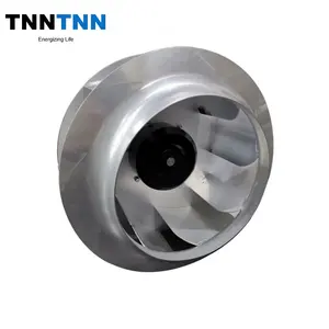 TNNTNN พัดลมแบบแรงเหวี่ยง EC แบบโค้งย้อนหลัง,355มม. EC 3 ~ 380V ตัวจ่ายจากโรงงาน0-10V /Pwm ควบคุม EC