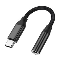 Kleiner Typ-C zu 3,5mm Kopfhörer-Adapter HiFi Hochwertige Klangqualität Aux Audio-Konverter USB-C Audio-Buchsenadapter