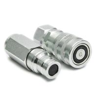 7246790 7246791 Coupleur hydraulique à connexion rapide mâle et femelle à face plate pour chargeuse S16 S18 E20