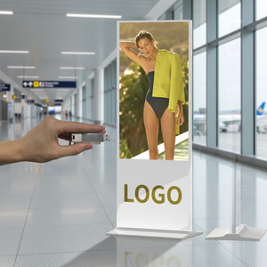 Pantalla LCD Vertical 4K FHD para Publicidad, Kiosco de Señalización Digital Inteligente, Pantalla LED de Pie para Centros Comerciales - Product Image 1