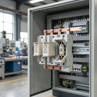 Fusible à lame NT00C, fusible HRC, 63A, 500V AC, capacité de coupure 120kA, certifié IEC 60269, corps en céramique, puissance industrielle