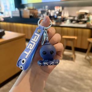 سلسلة مفاتيح جذابة عبر الحدود من شنغهاي جينغ مجردة للطلاب ، سلسلة مفاتيح كرتونية من بولي كلوريد الفينيل ، قلادة مضحكة في صندوق أعمى هدية - Product Image 2