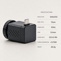 Kamera Termal JS 640x512 dengan Antarmuka USB untuk Integrasi OEM Ponsel Android dengan APK