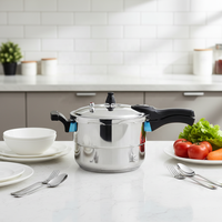 Casserole à pression en acier inoxydable 7L, pot à soupe, autocuiseur pour cuisinière à induction, écologique