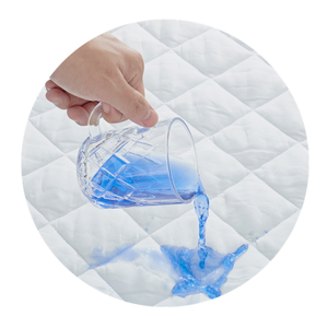 Không gây dị ứng không thấm nước bảo vệ giường Pad 400TC 100% Polyester chống bụi Mite Gấp thiết kế chần mô hình 18 "+ chiều cao - Product Image 1