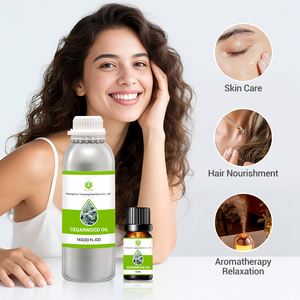 Fournisseur d'huile parfumée en bois de cèdre de haute qualité Prix de gros Huile de bois de cèdre de Moringa Fourniture OEM Huile essentielle de bois de cèdre biologique - Product Image 4