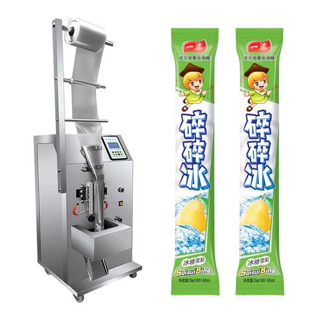 Machine à glaces personnalisées et automatique, 50 pièces, sacs en plastique, glace popsicle, liquide, emballage