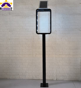 Panneau photovoltaïque Green Power, exposition en plein air, publicité imperméable, boîte lumineuse solaire double face - Product Image 1