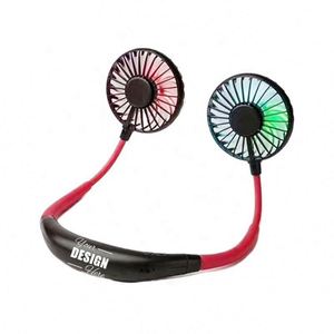 Ventilador de Cuello Portátil Recargable, Mini Ventilador USB Ajustable para el Cuello, para una Comodidad Personalizada, Ideal para Viajes y Oficina - Product Image 1