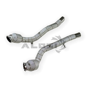Escape Deportivo con Válvula de Control para Ferrari <span class=keywords><strong>GTC4Lusso</strong></span> 3.9L (2017-2019) |   Motor V8 biturbo F154 |   Sistema de Escape de Alto Rendimiento - Product Image 6