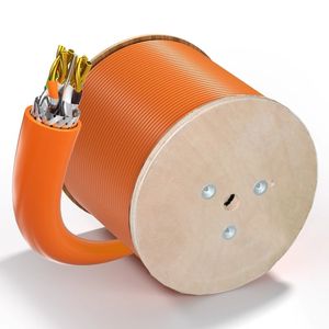 <span class=keywords><strong>Cable</strong></span> Ethernet CAT7 SSTP SFTP <span class=keywords><strong>de</strong></span> alta velocidad 10Gbps 600MHz blindado categoría <span class=keywords><strong>7</strong></span> cobre desnudo 0,6mm 22AWG LSZH plomo <span class=keywords><strong>de</strong></span> <span class=keywords><strong>Internet</strong></span> naranja - Product Image 1