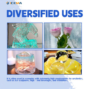 Nhà Máy CE 3ton trong suốt công nghiệp gạch làm rõ ràng maquina Khối Nhà sản xuất máy nước đá - Product Image 5