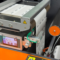 Máquina troqueladora y cortadora de etiquetas industriales, plotter digital de cuchillas, herramienta automática de corte, medición de presión, posicionamiento CCD
