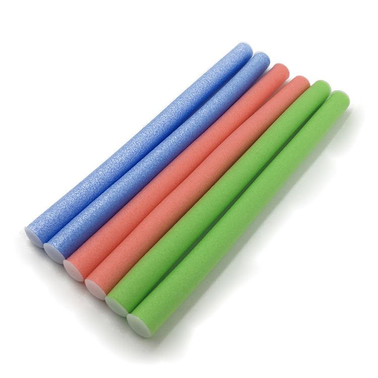 6 шт. нет тепла твист-гибкие стержни локоны пены волосы ролики сна бигуди