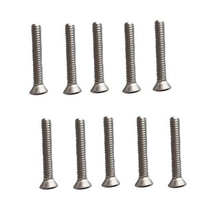 Stainless Steel <b>Flat</b> Head Cross <b>Screw</b> 5mm Fully Threaded Class 8.8 For Metal Furniture Bolt DIN Standard - Product Image 2
