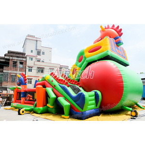 Chất lượng cao PVC <span class=keywords><strong>Inflatable</strong></span> rồng phim hoạt hình lâu đài Trampoline trượt tùy chỉnh airtech inflatables nhà máy bán hàng trực tiếp - Product Image 6